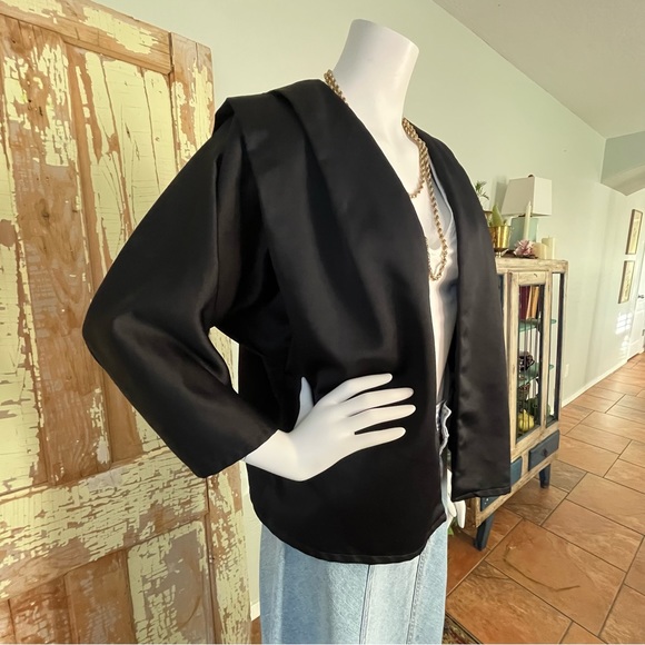 David Benjamin Women’s Vintage Outerwear Size M Layering Blazer Short Kimono - Picture 6 of 13